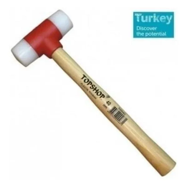 Verto Topshop 09463 Ağaç Saplı Plastik Tokmak 40 Mm - Görsel 4