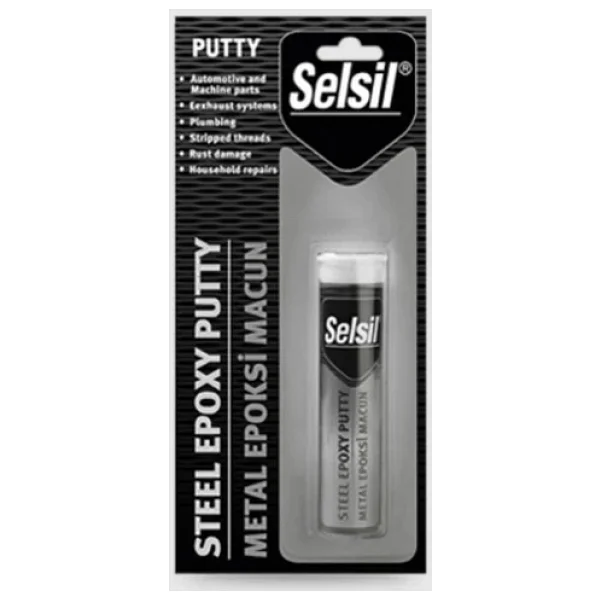 Selsil Steel Epoxy Putty 57 Gr Epoksi Yapıştırıcı - Görsel 3