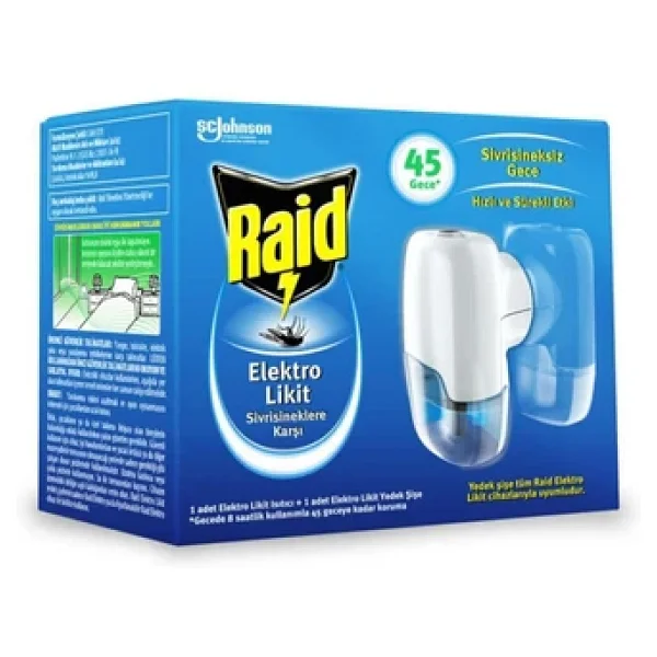 Raid Elektro Likit Cihaz + Yedek 45 Gece - Görsel 4
