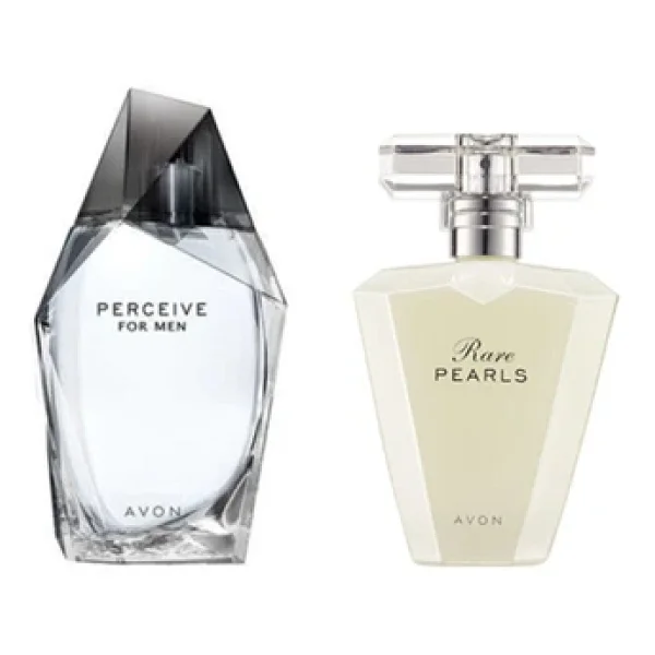 Avon Perceive Edt 100 Ml Erkek + Rare Pearls Edp 50 Ml Kadın 2li Set - Görsel 3