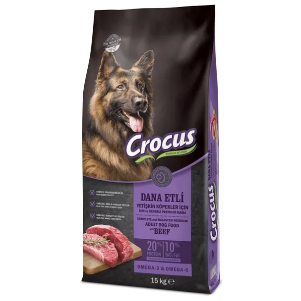 Crocus Biftekli Pirinçli 15 kg Yetişkin Köpek Maması - Görsel 5