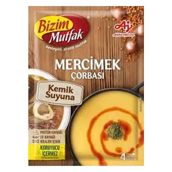 Bizim Mutfak 72 Gr Kemik Suyuna Mercimek Çorbası - Görsel 3