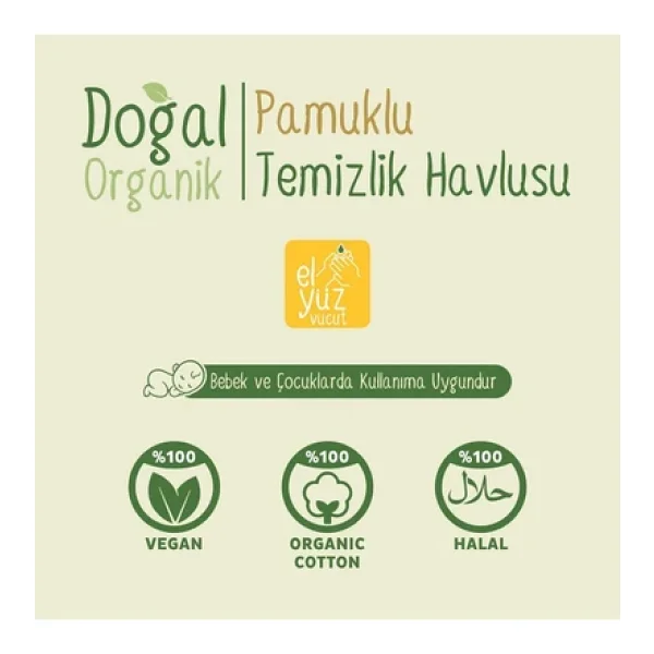 Sleepy Doğal Organik Pamuklu 50 Yaprak 3'lü Paket Islak Mendil - Görsel 5