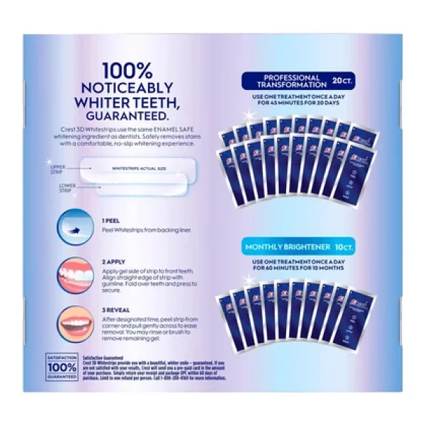 Crest 3d Whitestrips Professional + Brightening Set - Görsel 4