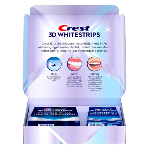 Crest 3d Whitestrips Professional + Brightening Set - Görsel 5