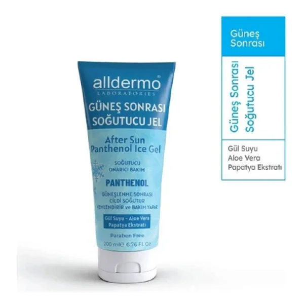Alldermo After Sun Panthenol Ice Jel 200ml - Görsel 3