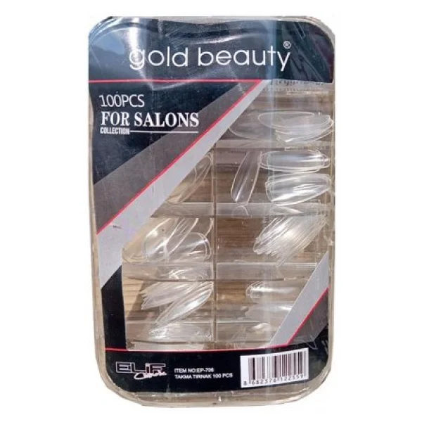 Gold Beauty Takma Tırnak 100'lü Ep-706 - Görsel 3