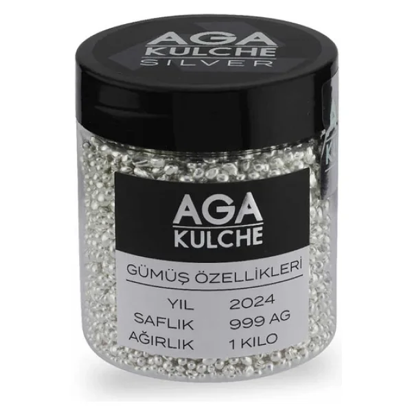 1000 Gram 999.0 Granül Gümüş