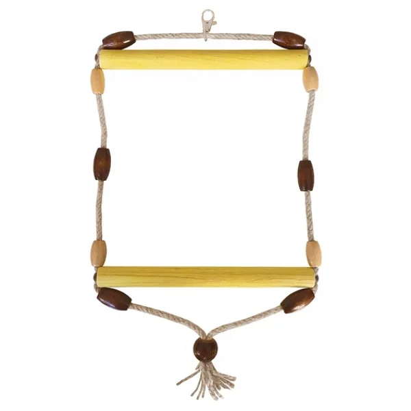 Markapet Ahşap Boncuklu 21x36 Cm Papağan Salıncağı - Görsel 3