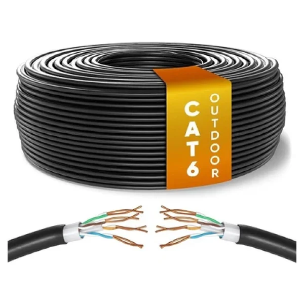 Mpia Nc-1 Outdoor 305 Metre Cat6 Ftp Cift Katmanli Dis Ortam Network Internet Kablosu - Görsel 5