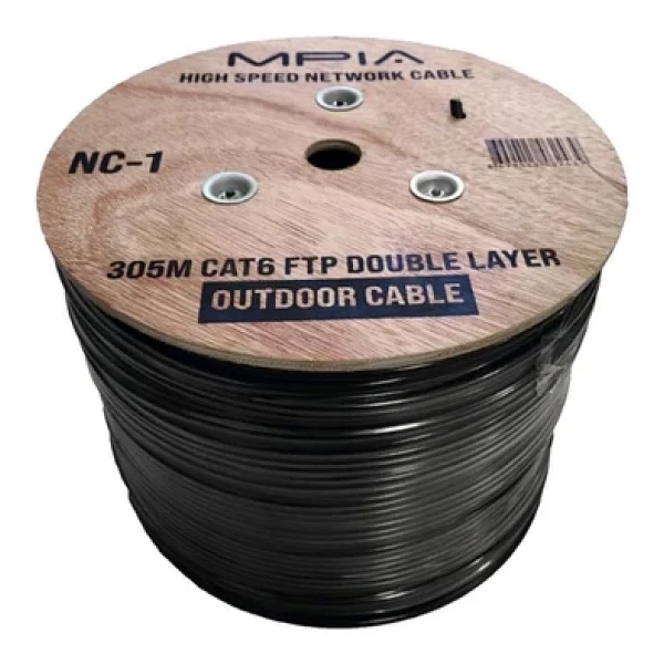 Mpia Nc-1 Outdoor 305 Metre Cat6 Ftp Cift Katmanli Dis Ortam Network Internet Kablosu - Görsel 3