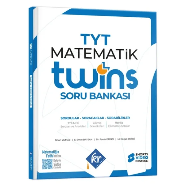 Kr Akademi Yayınları Tyt Twins Matematik Soru Bankası - Görsel 6