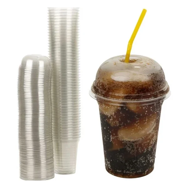 Pet Plastik Limonata Milkshake Bardağı Bombe Kapaklı 350 Cc (25 Adet) - Görsel 3
