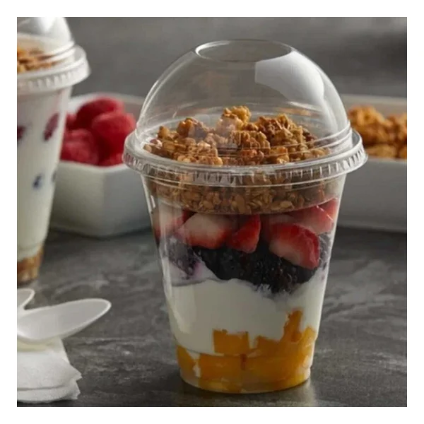 Pet Plastik Limonata Milkshake Bardağı Bombe Kapaklı 350 Cc (25 Adet) - Görsel 4