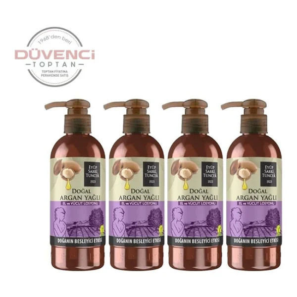Eyüp Sabri Tuncer Doğal Argan Yağlı El Ve Vücut Losyonu 250 Ml 4 Adet - Görsel 6