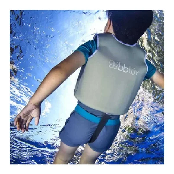 Bblüv Naj Neoprene Mavi Çocuk Yüzme Yeleği - Görsel 5