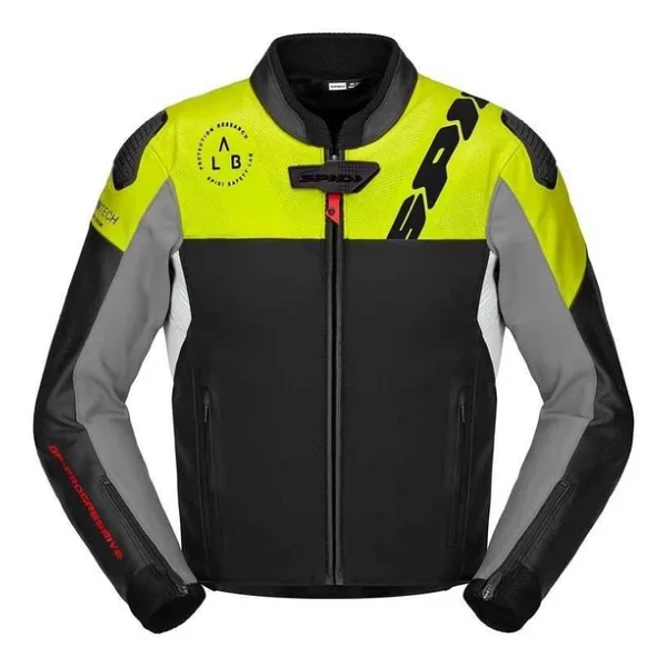 Spidi Dp Progressive Hybrid Perforated Erkek Sarı Deri Yazlık Motosiklet Montu - Görsel 8