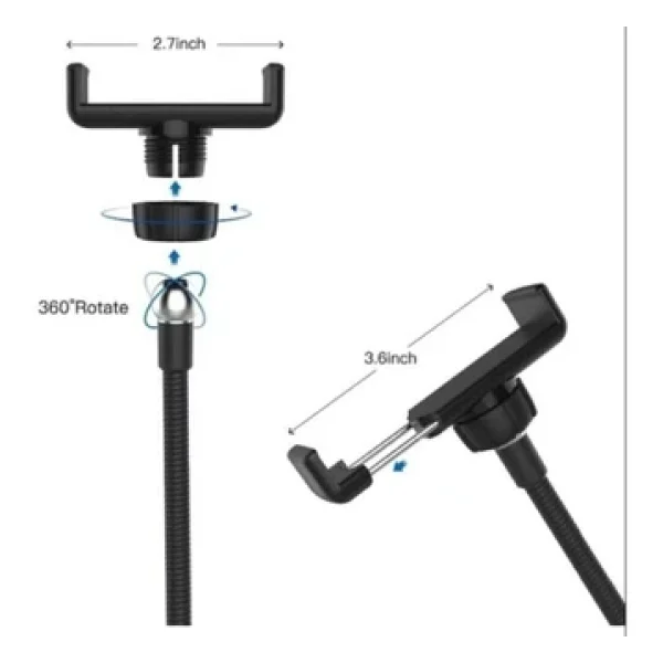 Asfal 13 Inç (33 Cm) RGB Çok Renkli LED Make Up Selfie Işığı 210 Cm Tripot Selfie Çubuğu Tiktok Işığı - Görsel 5