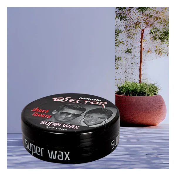 Sector Sector Hairmate Superwax Islak Görünüm Siyah Wax 150 Ml - Görsel 3