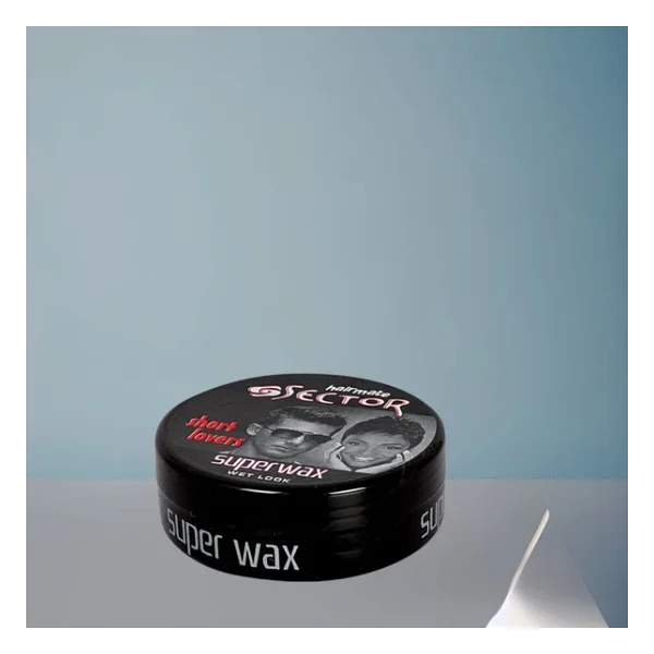 Sector Sector Hairmate Superwax Islak Görünüm Siyah Wax 150 Ml - Görsel 2