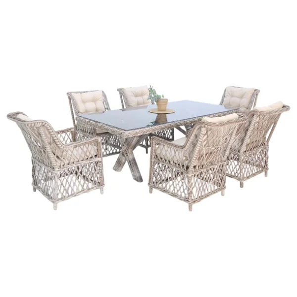 Rehome Alaska 43 100x200 Cm Rattan Bahçe & Balkon Takımı - Görsel 9