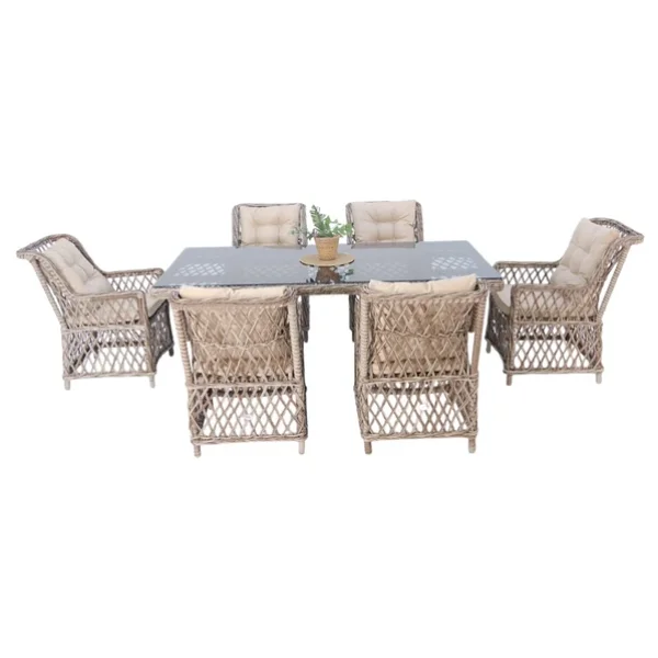 Rehome Alaska 43 100x200 Cm Rattan Bahçe & Balkon Takımı - Görsel 7