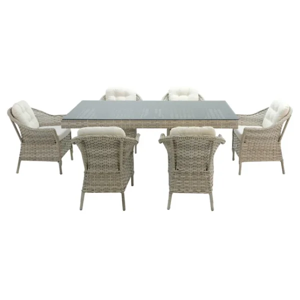 Rehome Spark 316 100x200 Cm Rattan Bahçe & Balkon Takımı - Görsel 3