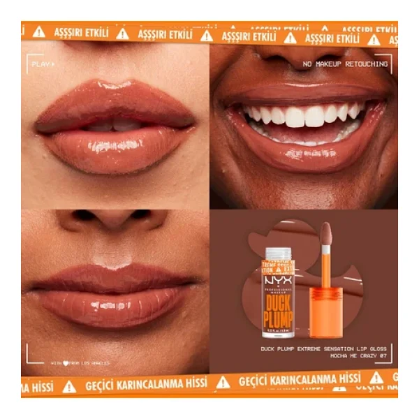 Nyx Duck Plump Dolgunlaştırıcı Dudak Parlatıcısı 07 Mocha Me Crazy - Görsel 8