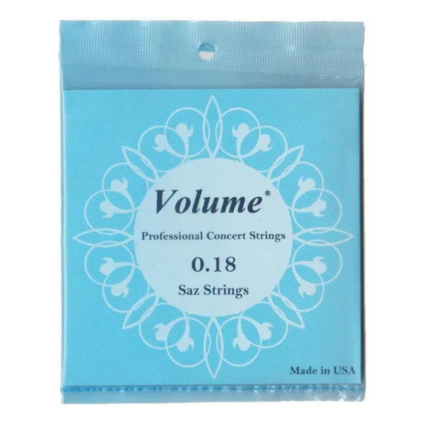 Volume 0.18 Profesyonel Kısa Sap Bağlama Teli (Topuzlu) - Görsel 3