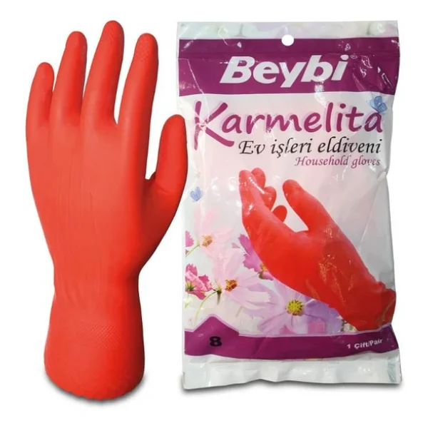 Beybi Karmelita Bulaşık Eldiveni No: 8 - Görsel 3