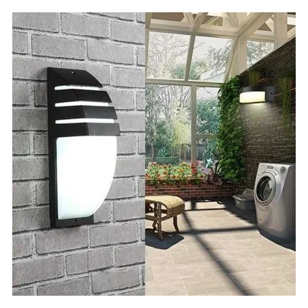 Elektrik Ile Çalışır, Karanlıkta Hareket Gördükçe Yanar, Radar Sensörlü 24 Watt Beyaz Işık Aplik - Görsel 4