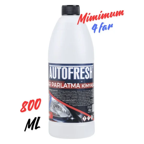 Autofresh Far Temizleme Solüsyonu Oto Far Parlatma Sıvısı Araç Far Yenileme 800 Ml - Görsel 5