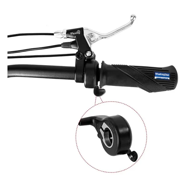 Alkatronik Elektrikli Bisiklet Gaz Kolu Scooter Motor Baş Parmak Hız Kontrol Ekransız Aksesuar Parça 23mm Alüm - Görsel 3
