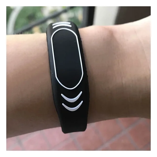 Alkatronik 125khz Rfid Manyetik Bileklik Siyah Su Geçirmez Silikon Proximity Göstergeç 125 Khz Kapı Geçiş - Görsel 3