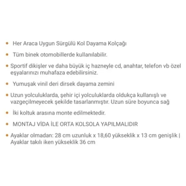 Vemaks Sürgülü Kol Dayama - Kolçak Universal-Err Tuning - Görsel 6