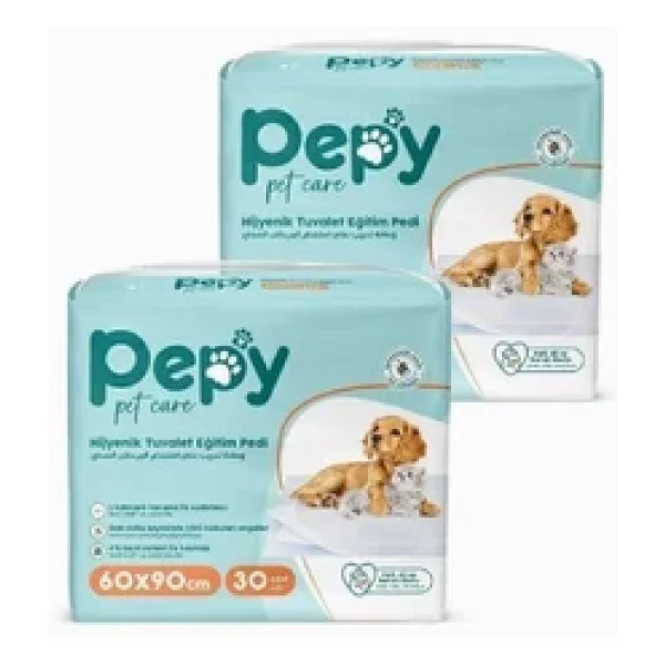 Pepy 60x90 Hijyenik Tuvalet Eğitim Pedi 30'lu 2 Paket 60 Adet - Görsel 4
