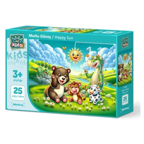 Art Puzzle Mutlu Güneş 25 Parça Puzzle 35048 - Görsel 5