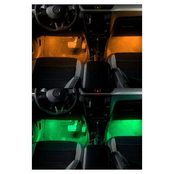 Astraled Çakmaklık Girişli RGB Ayak Altı LED Sese Duyarlı LED Müziğe Duyarlı 12 LED - Görsel 6