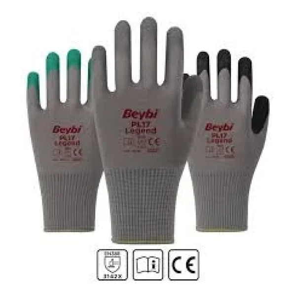 Beybi Pl17 Legend Polyester Örme Lateks İş Eldiveni - Görsel 2