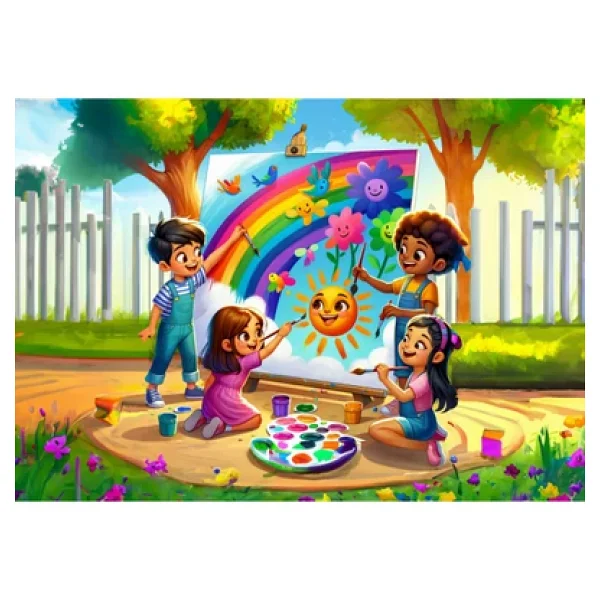 Art Puzzle Minik Ressamlar 50 Parça Puzzle 35327 - Görsel 6