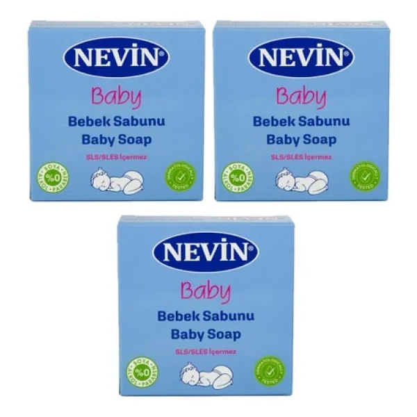 Nevin Baby 100 Gr 3 Adet Bebek Sabunu - Görsel 4