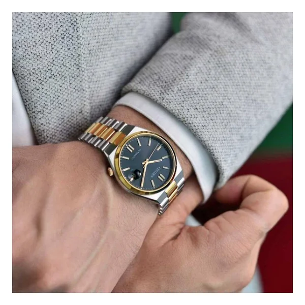Citizen Tsuyosa Nj0154-80h Rose Gold-Siyah Erkek Kol Saati - Görsel 4