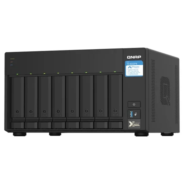 Qnap Ts-832px 4 GB 8 Yuvalı 250 TB Destekli Nas Depolama Ünitesi - Görsel 9