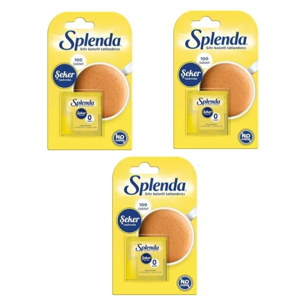 Splenda 100 Tablet 3'lü Paket Tatlandırıcı - Görsel 5