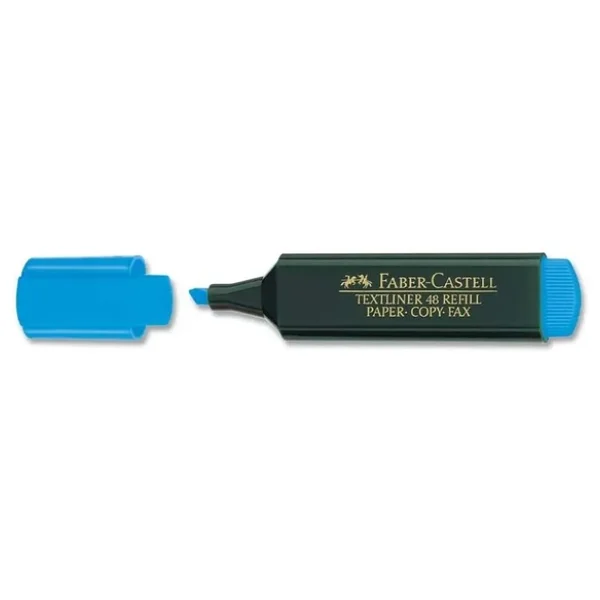 Faber-Castell Textliner 1548 Mavi Fosforlu Kalem - Görsel 4