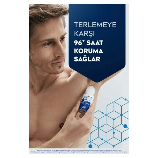 Nivea Men Derma Control Clinical 50 Ml Erkek Roll-On Deodorant - Görsel 5