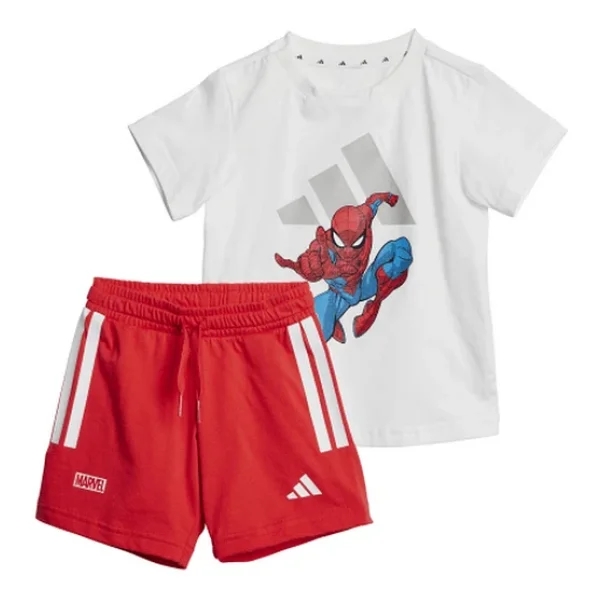 Adidas X Marvel Spider-Man Jf3629 Bebek Eşofman Takımı - Görsel 3