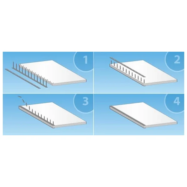 Office Force 10 Tırnak 50 Mm Siyah Perçin 100 Adet - Görsel 2