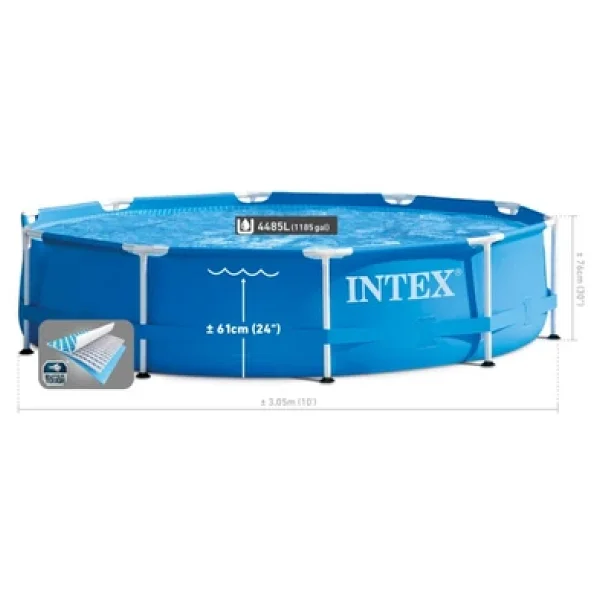 Intex Ih28200 Prefabrik Büyük Boy Aile Havuzu 305x76 Cm - Görsel 7
