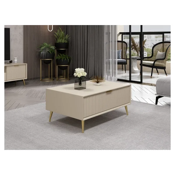 Minar Kale Luxe Orta Sehpa - Kumtaşı - Görsel 3
